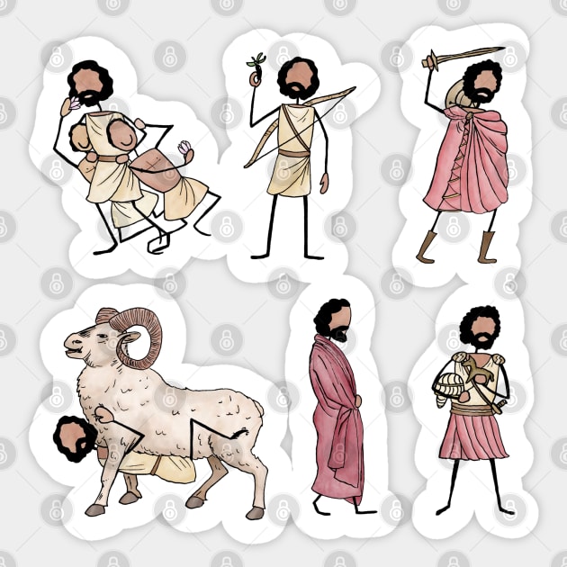 Greek Myth Comix - ODYSSEUS stickers 2 Sticker by GreekMythComix